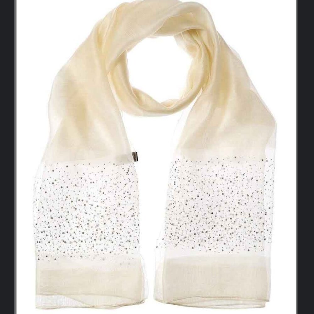 NEW Saachi Crystal Embellished Scarf#SC45